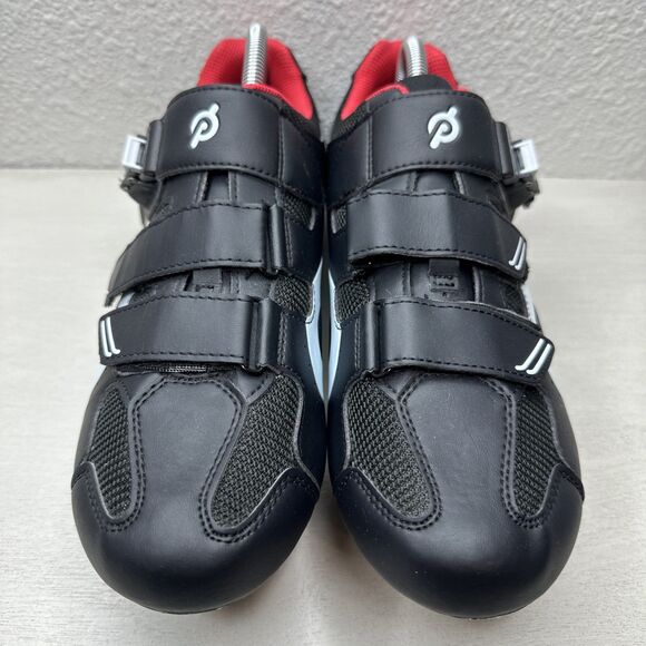 Peloton Cycling Shoes Black & Red Size 43 - Picture 3 of 7